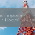 6387の目標株価はいくらですか？【投資分析・将来予測】